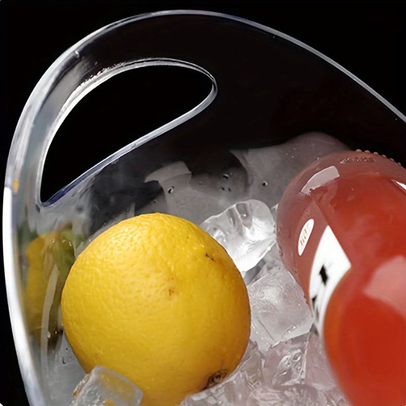 Acrylic Ice Bucket for Beverage Chilling and Convenient Party Serving