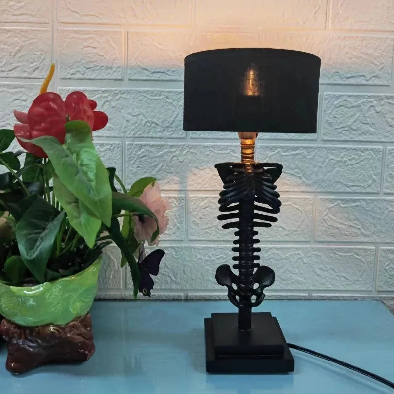 Gothic Skull Desk Lamp
