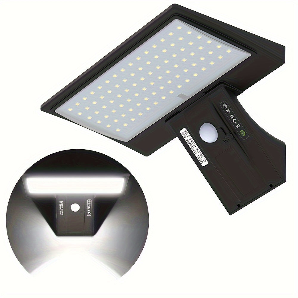 Solar Powered LED Wall Light with Motion Sensor & Remote Control