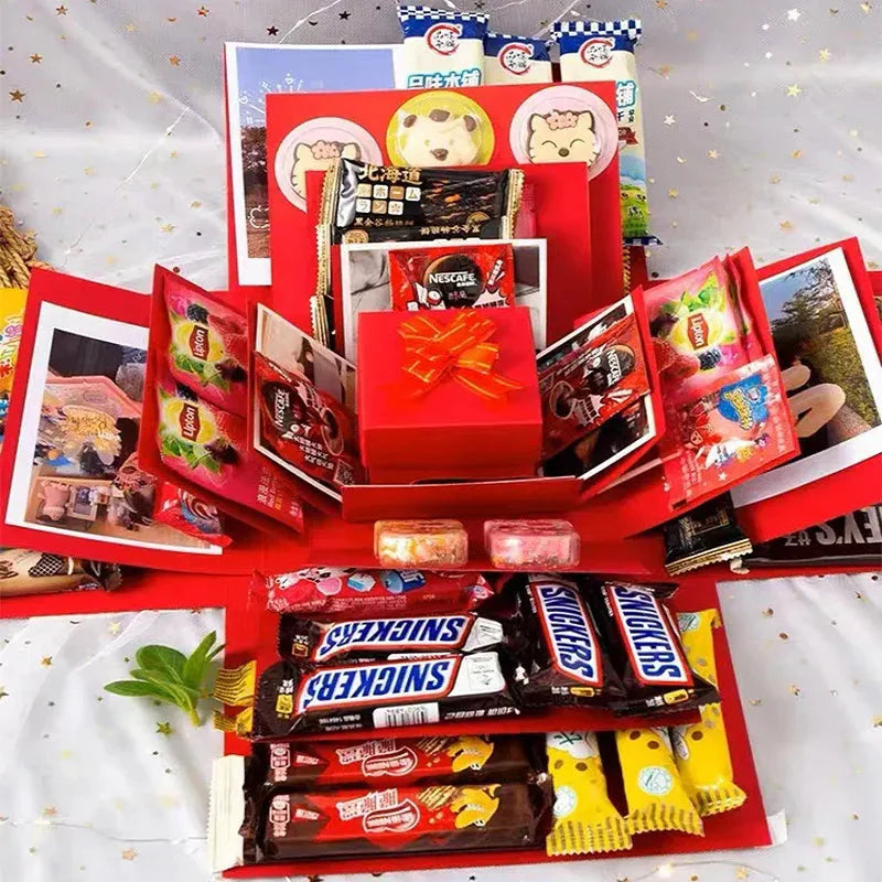 5-Piece Surprise Box Kit – DIY Explosive Gift Set for Custom Filling