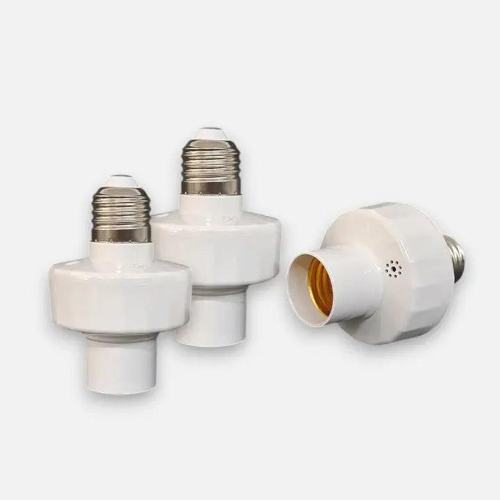 E27 Light Socket with Motion Sensor (Pack of 3)