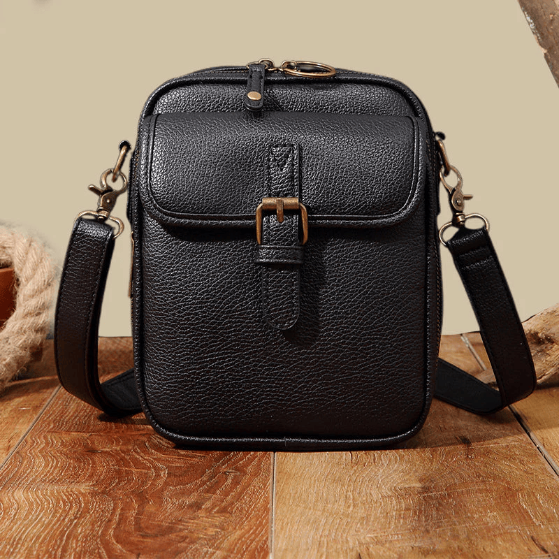 Lumiorex™ Leather Crossbody — Effortless Style and All-Day Confidence Without the Bulk