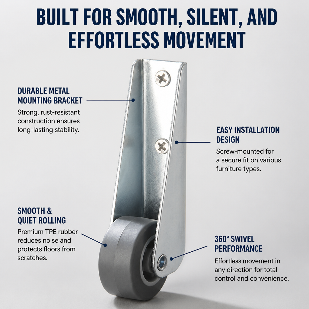 GlideSure™ — Transform Your Furniture Into a Whisper-Quiet, Effortless Mover