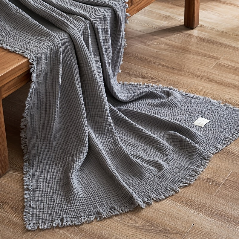 Cumulus Comfort – Lightweight 4-Layer Cotton Blanket for Everyday Relaxation