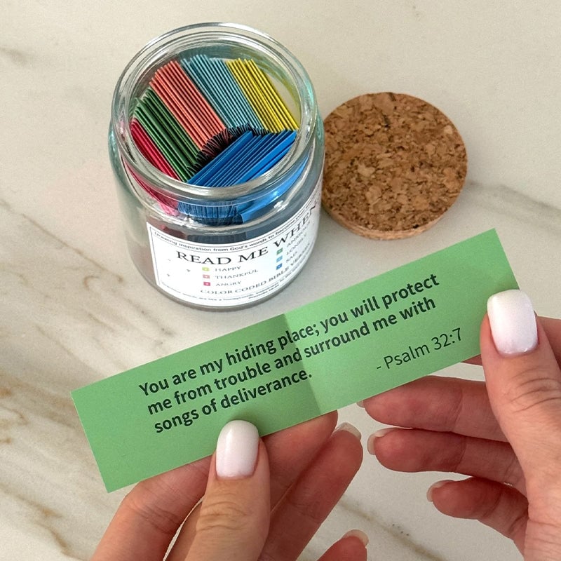 LumaFaith™ Verse Jar — Daily Sparks of Courage & Calm to Light Your Soul