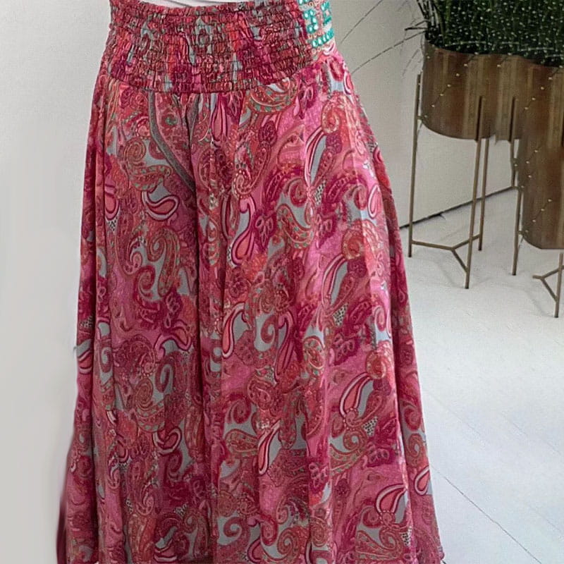 EmberaFlow™ Ethnic Paisley Pants — Unleash Your Bold Style with Featherlight Comfort All Day Long