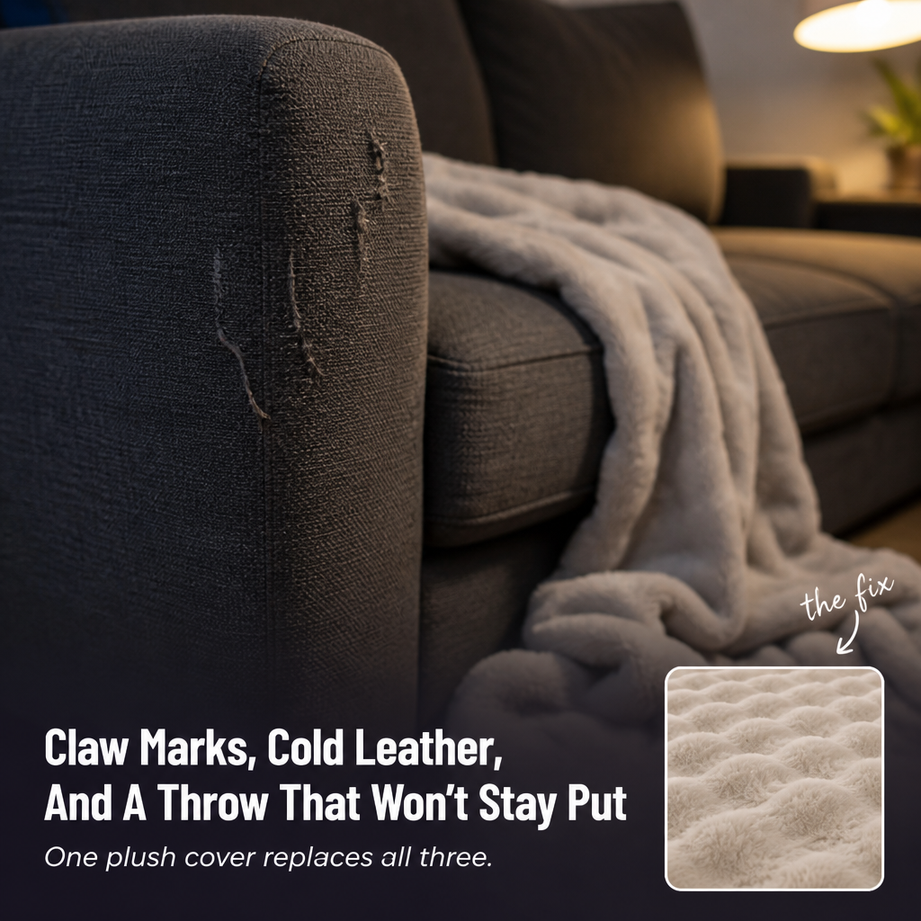 Velvoria™ — Cloak Your Sofa in Rabbit-Soft Plush That Holds Firm All Winter