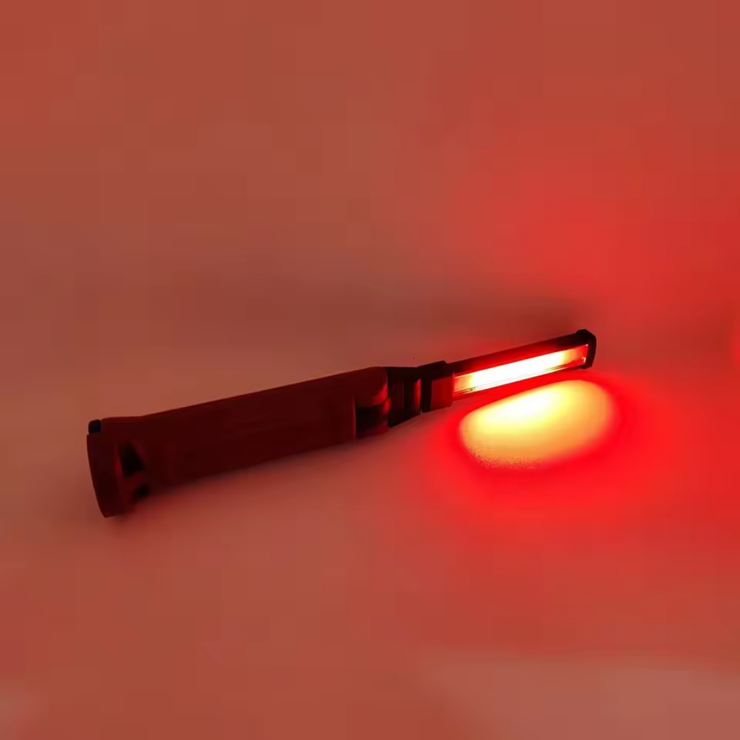 Versatile 180° LED Work Light – Rechargeable & Waterproof