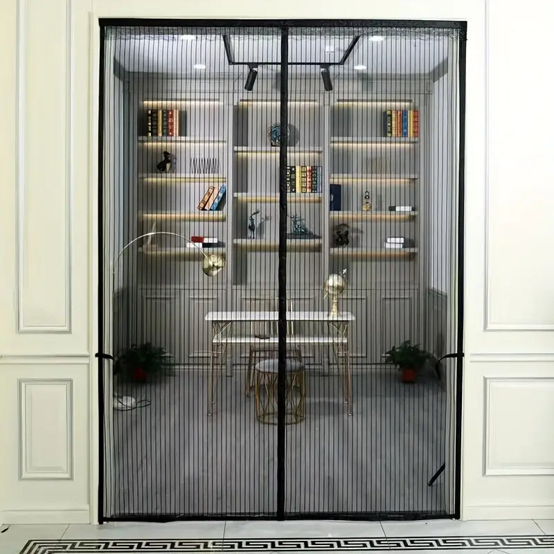 InsectShield Magnetic Screen Door for Easy Ventilation