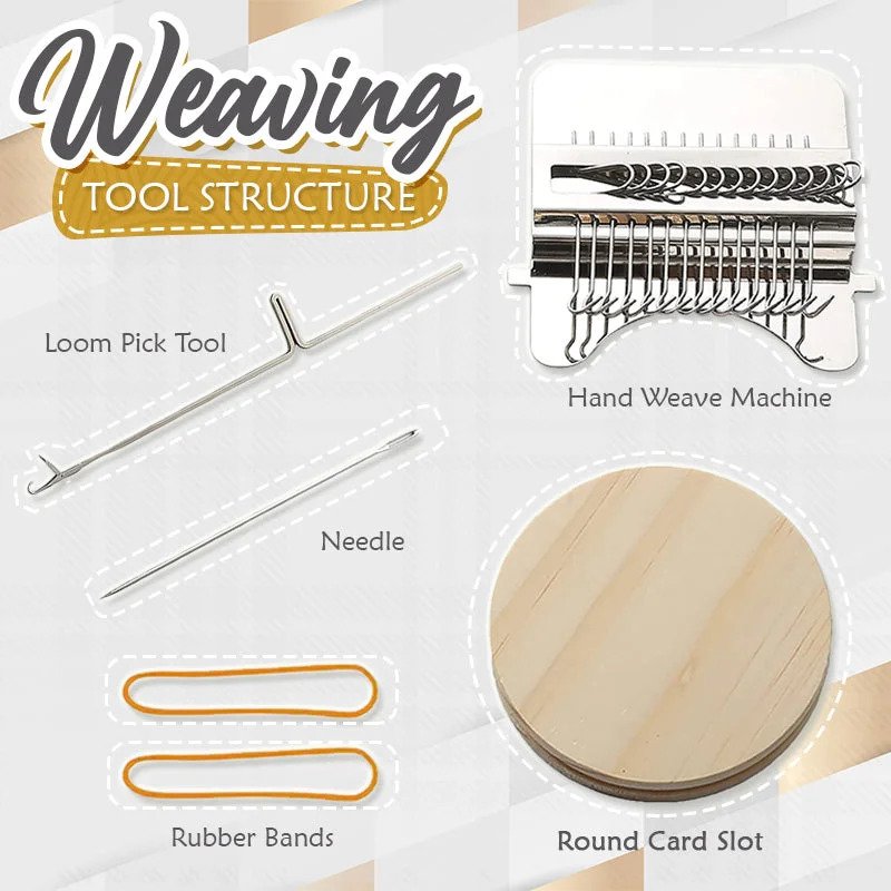 StitchCraft™ Mini Loom — Instantly Revive Your Clothes with Stunning, Stress-Free Creativity