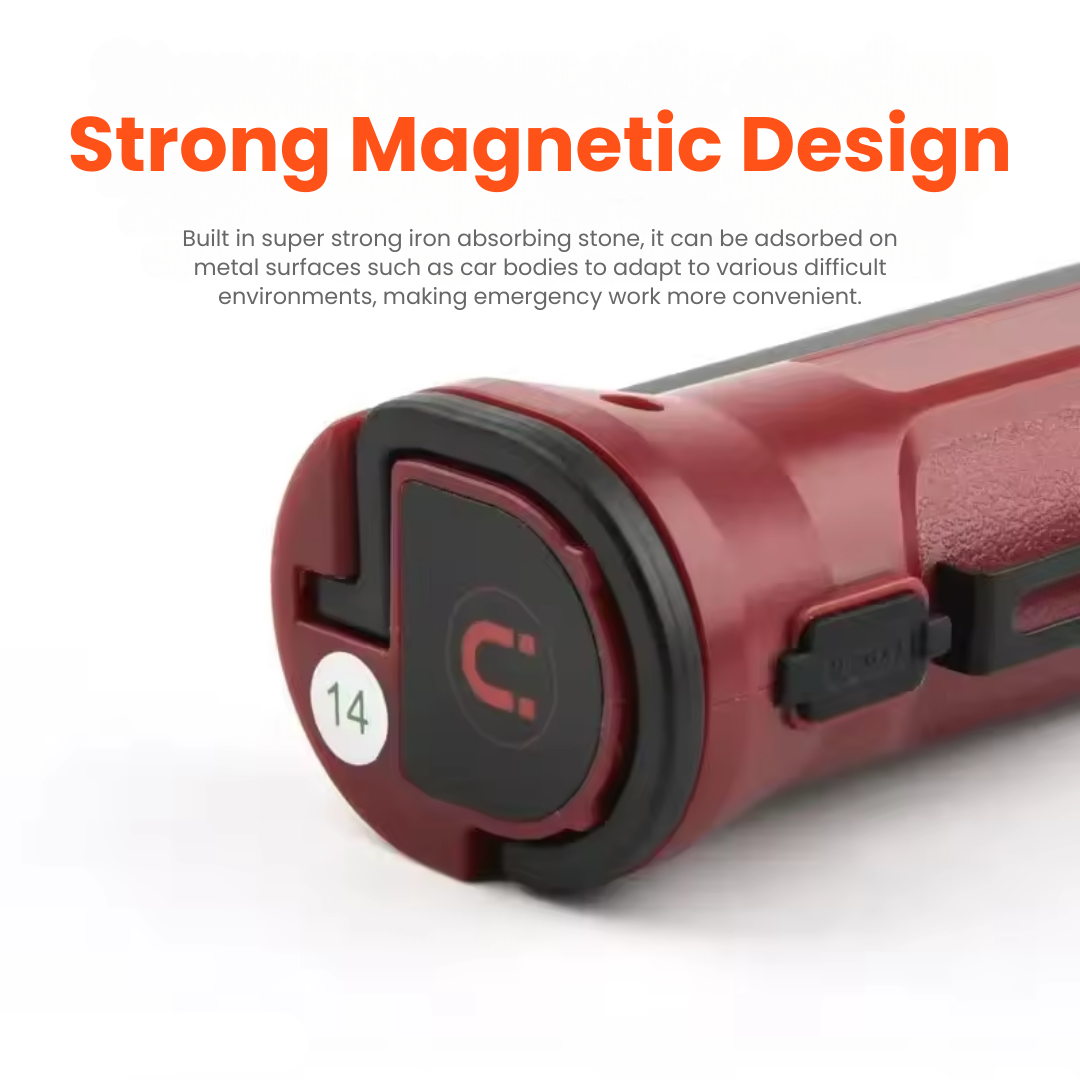Versatile 180° LED Work Light – Rechargeable & Waterproof