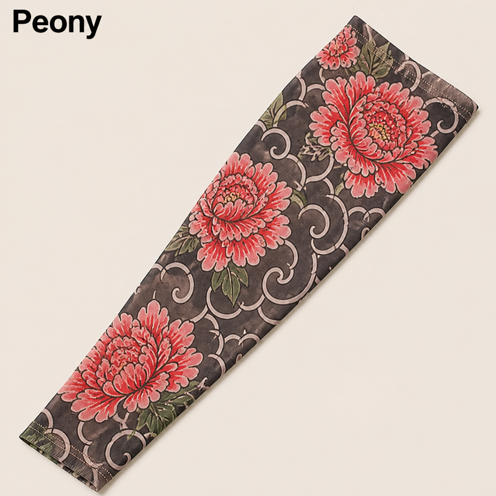 ArborSkin™ – UPF 50+ Japanese Tattoo-Print Sun Shield Arm Sleeve