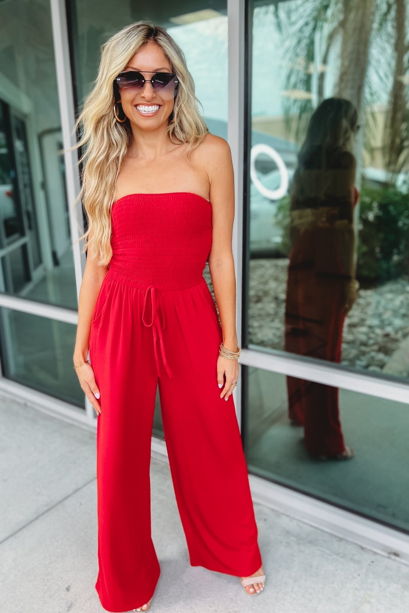 LunaSid™ Off-Shoulder Jumpsuit — Own Every Room with Unmatched Comfort and Chic Confidence
