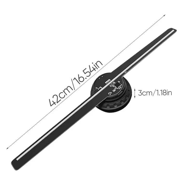 High-Definition 3D Holographic Fan Projector for Stunning Displays