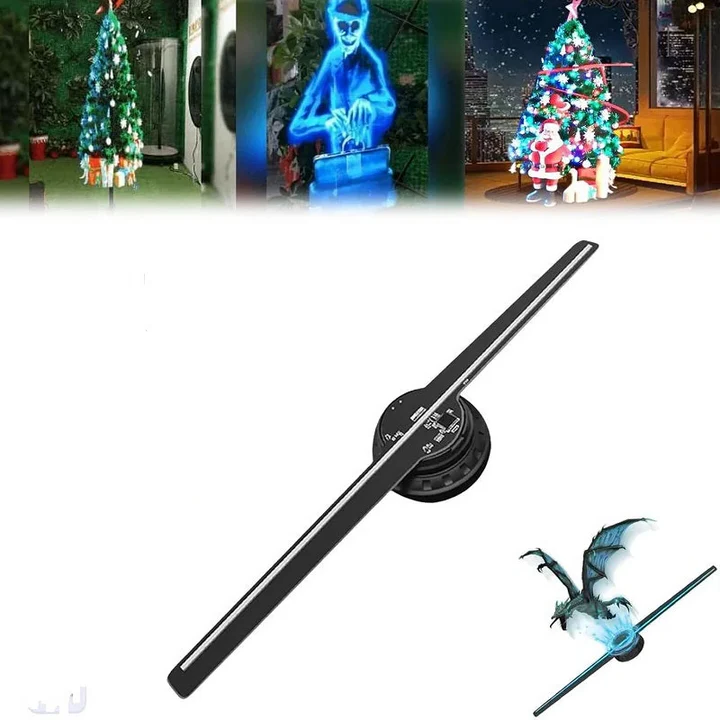 High-Definition 3D Holographic Fan Projector for Stunning Displays