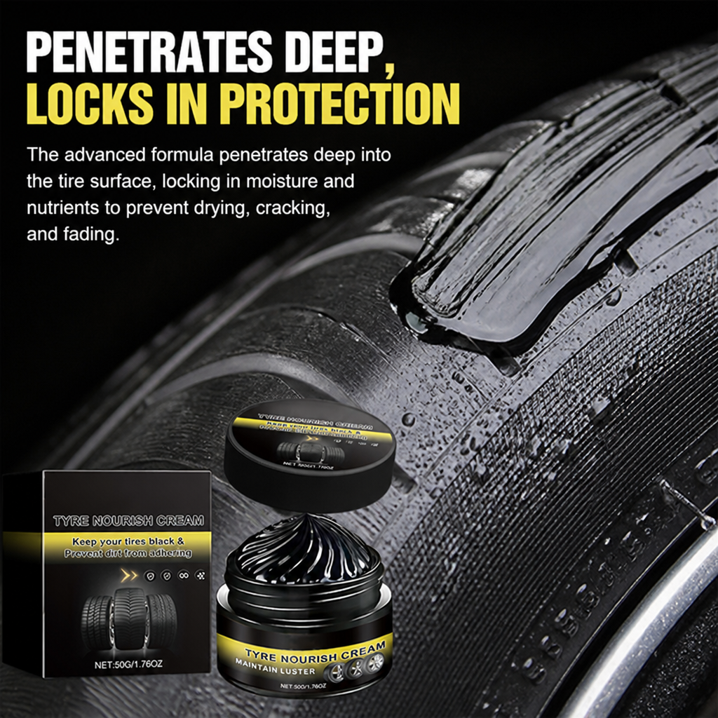 MidnightSheen™ — Instantly Revive Tires with Lasting Deep Black Shine and Rugged UV Defense
