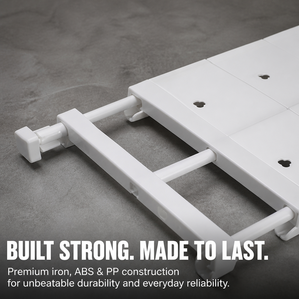 AdjustiShelf™ — Command Your Clutter with Effortless Strength and Perfect Fit
