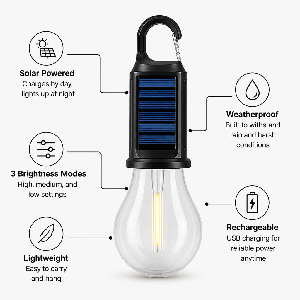 LumaRay™ — Brighten Every Moment with Effortless, All-Weather Solar Light