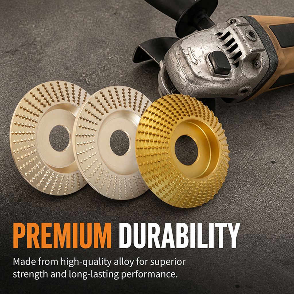 GrainMaster™ Precision Disc — Carve Faster, Create Sharper, Impress Every Time