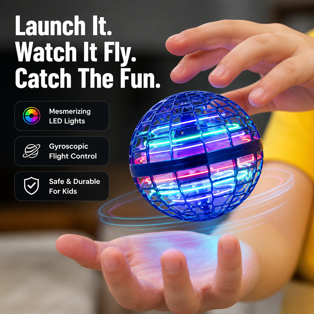 LumaWhirl™ Orb — Ignite Boundless Energy and Mesmerize Every Playtime with Stunning Glow
