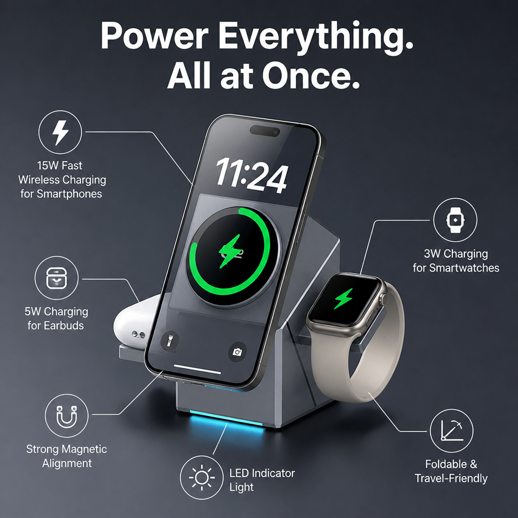 VoltaraSync™ — Power Every Device Fast and Hassle-Free, Wherever Life Takes You