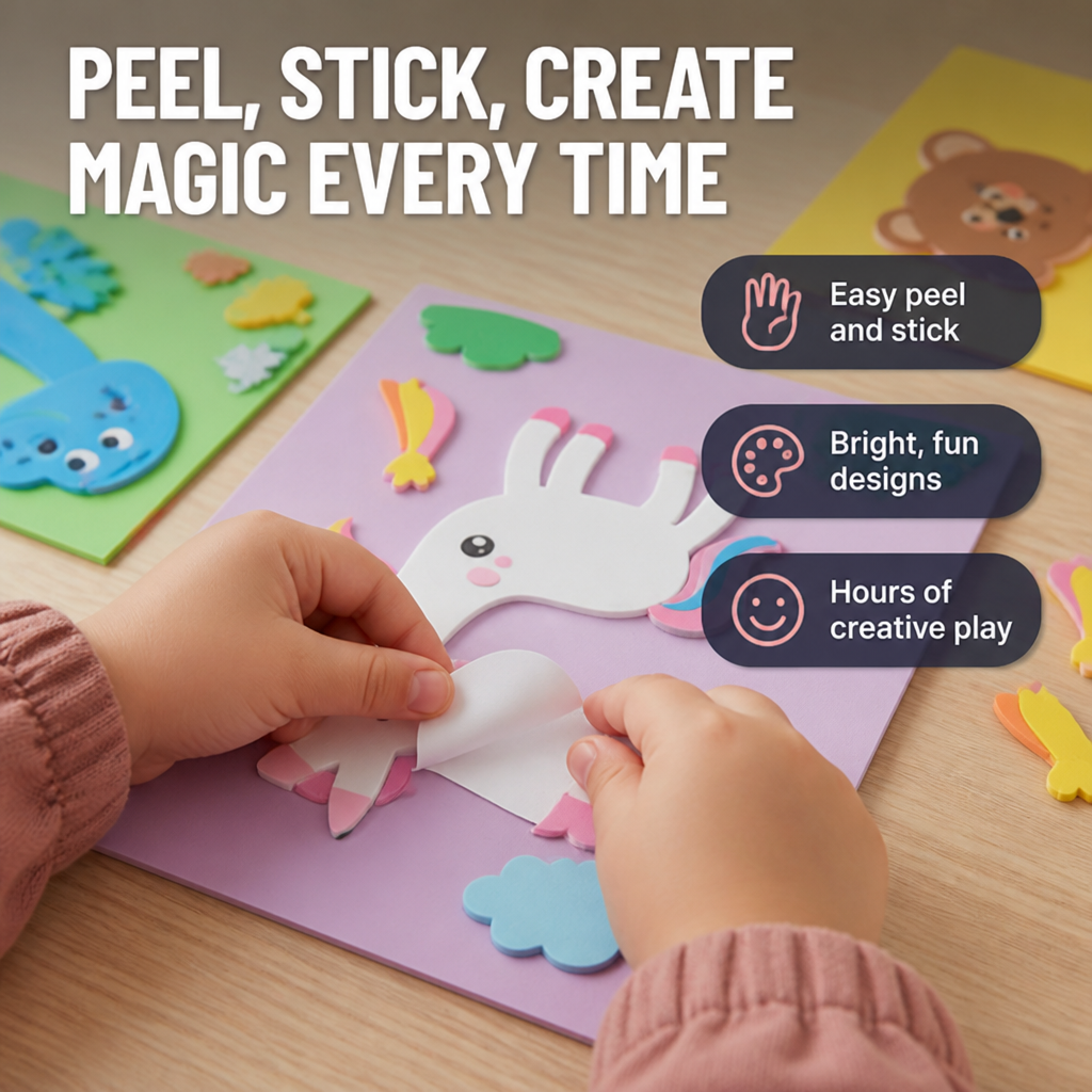 InspirePlay™ Sticker Set — Ignite Your Child’s Confidence and Unleash Endless Creativity Every Time They Play