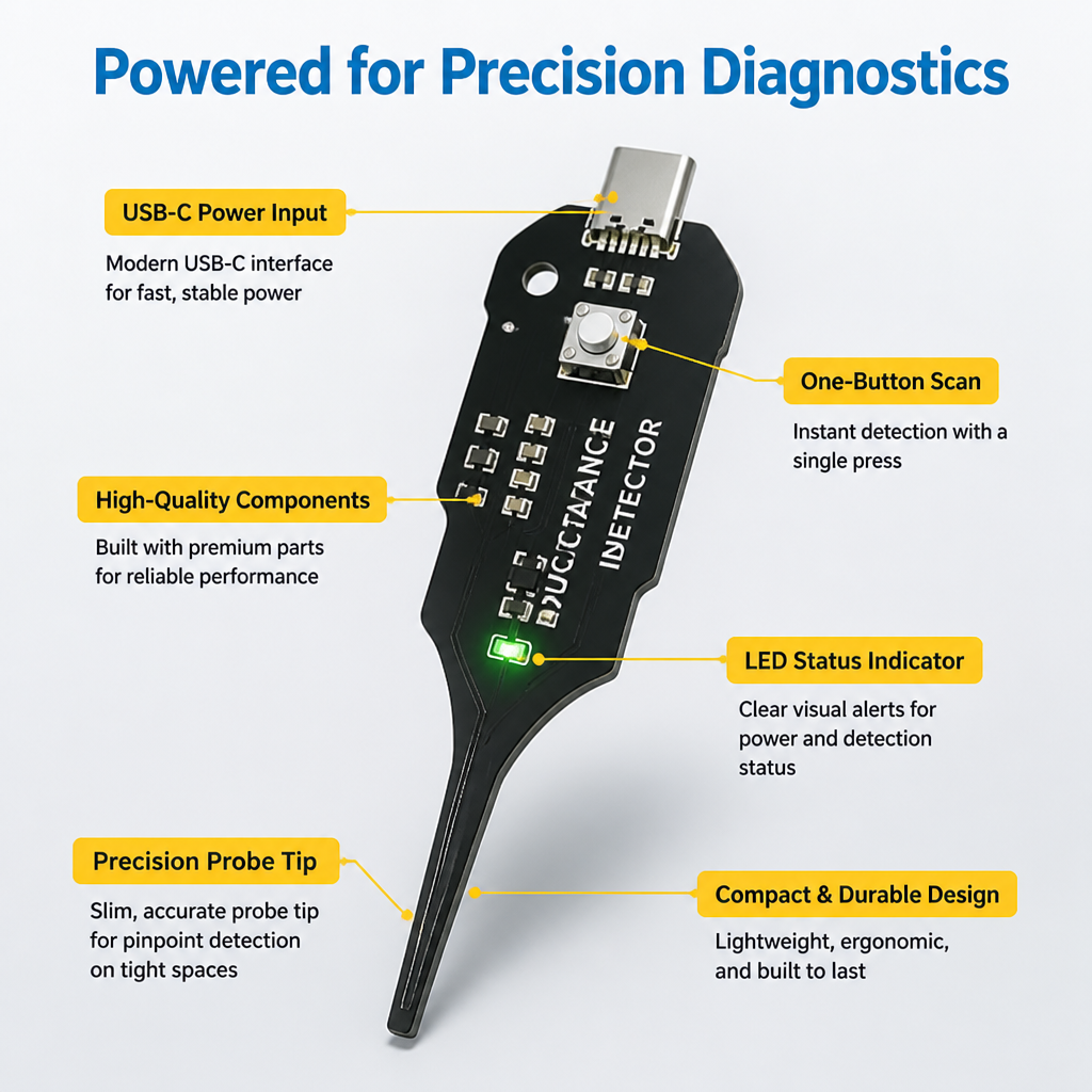 VoltSense™ Electromagnetic Inductance Analyzer — Instantly Pinpoint Faults and Repair with Confidence
