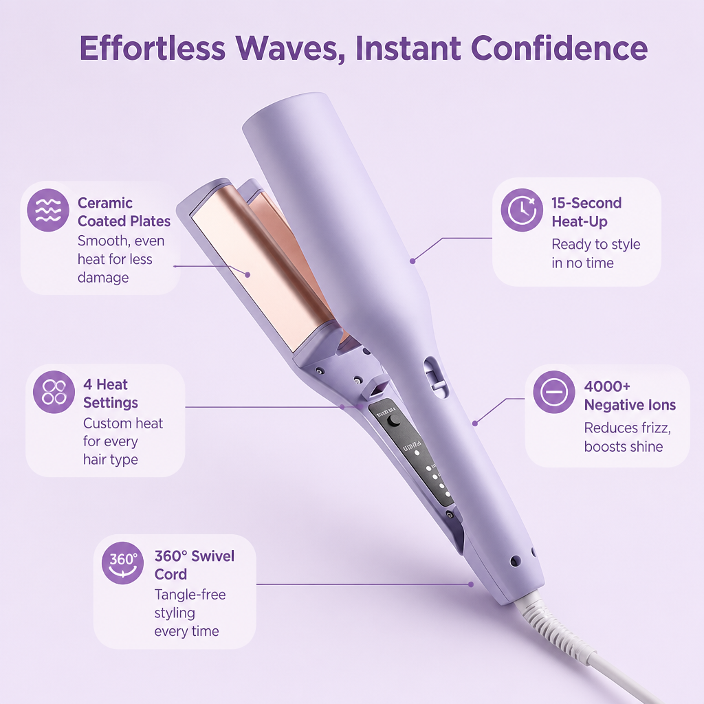 RadianceCurl™ — Stunning, Frizz-Free Waves That Boost Your Confidence Instantly