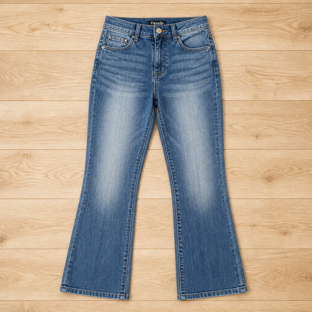 Flexelle™ – High-Stretch Flare Jeans with All-Day Comfort Fit