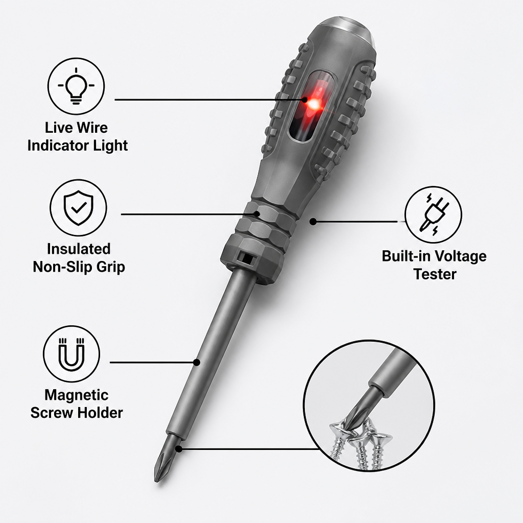 VoltGrip™ — Take Control with Safe, Screw-Holding Precision Every Time