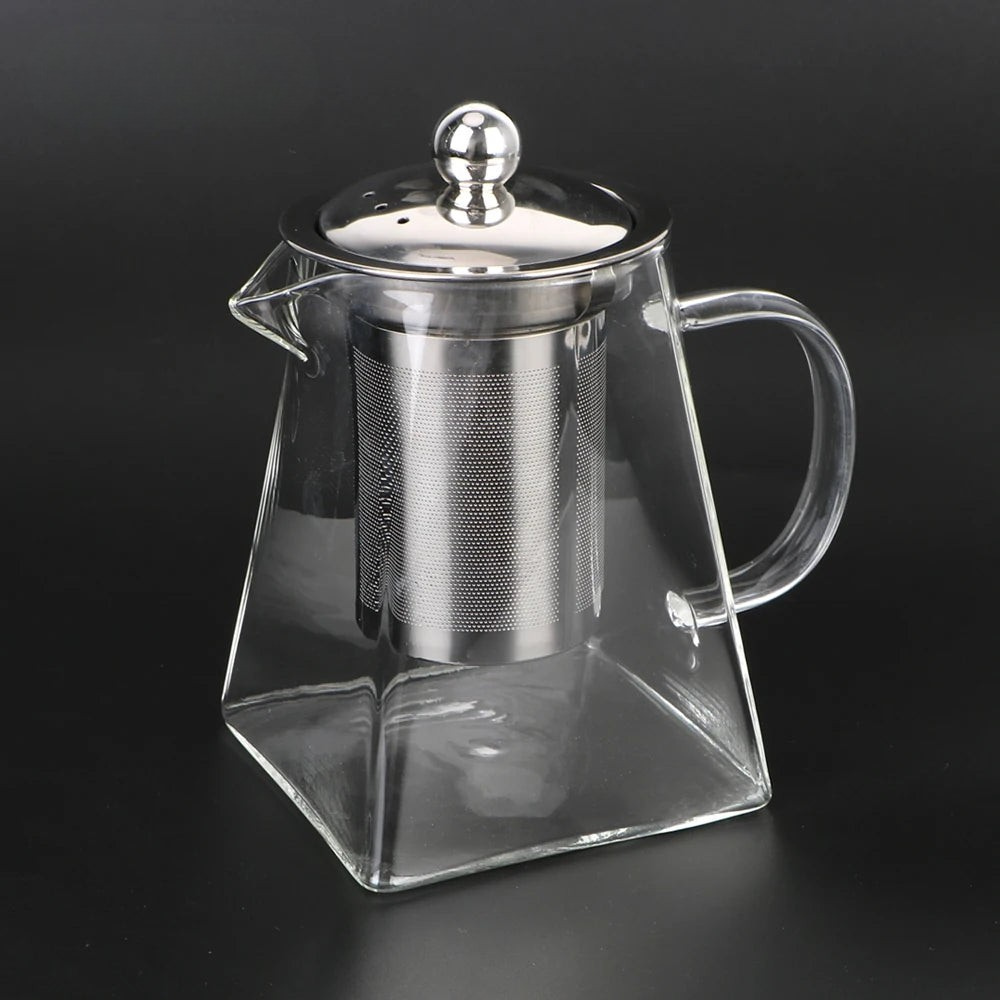 Elegant Infuser Teapot – Durable Borosilicate Glass for Loose Leaf Tea