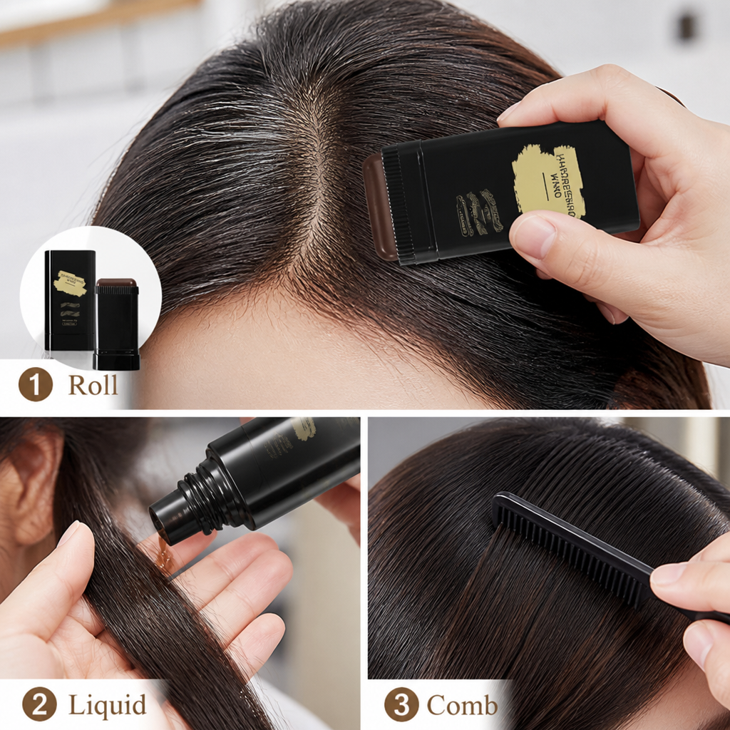LushHue™ — Swipe Away Grays Instantly for Effortless, All-Day Confidence
