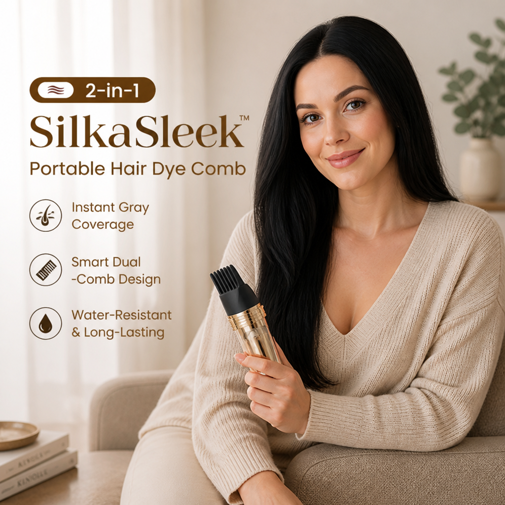 SilkaSleek™ — Effortless Gray Cover that Revives Your Natural Shine and Confidence