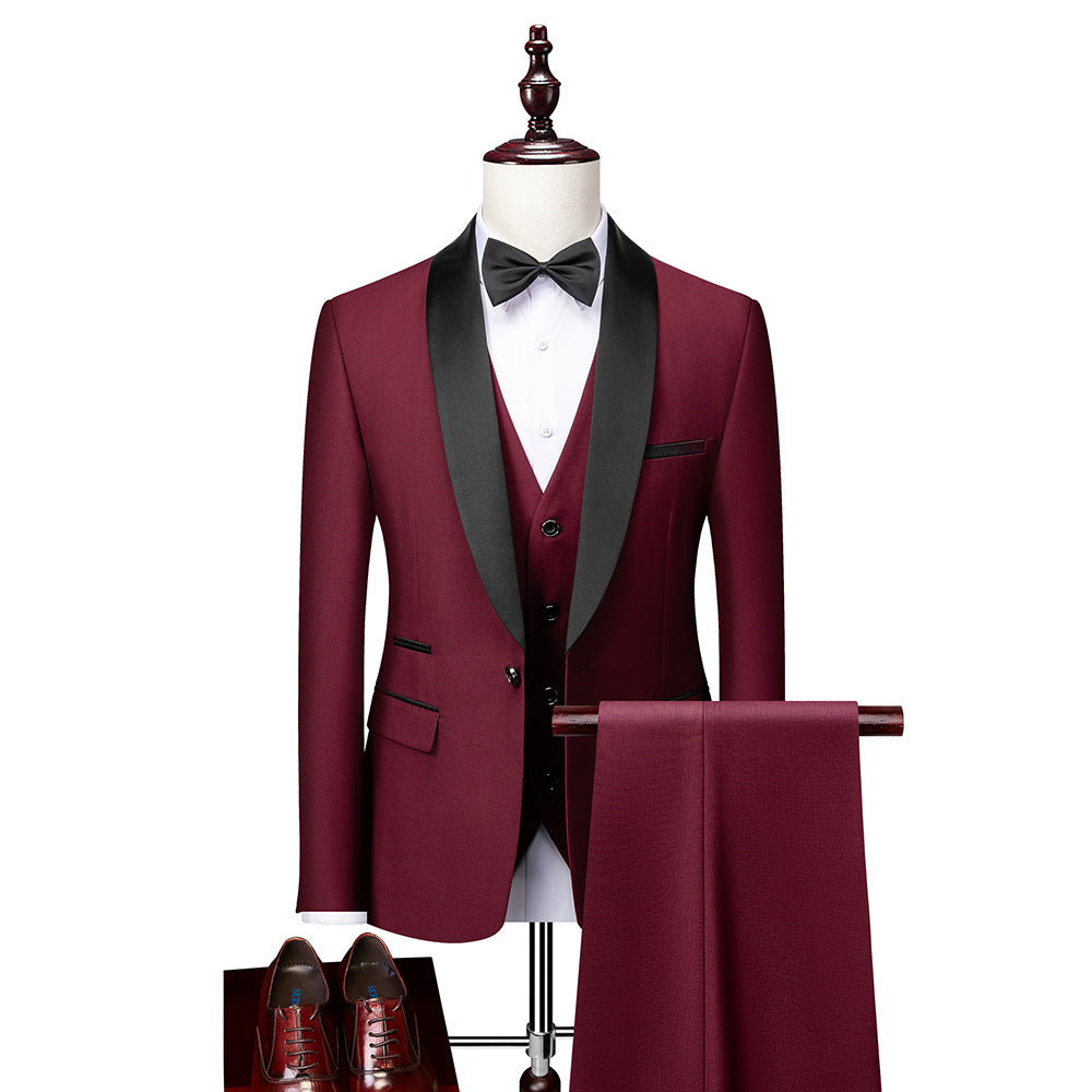 Men's Tailored Three-Piece Suit | Modern Slim Fit