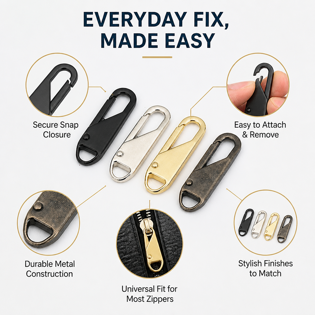 ZipSnapPro™ — Snap On Strength That Revives Every Zipper Instantly