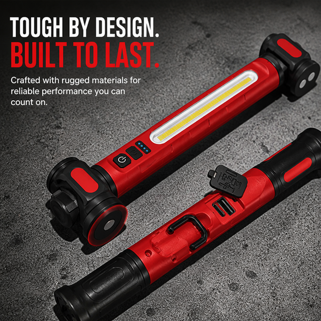 LumiPro™ Magnetic LED Light — Hands-Free Brilliance That Powers Every Project