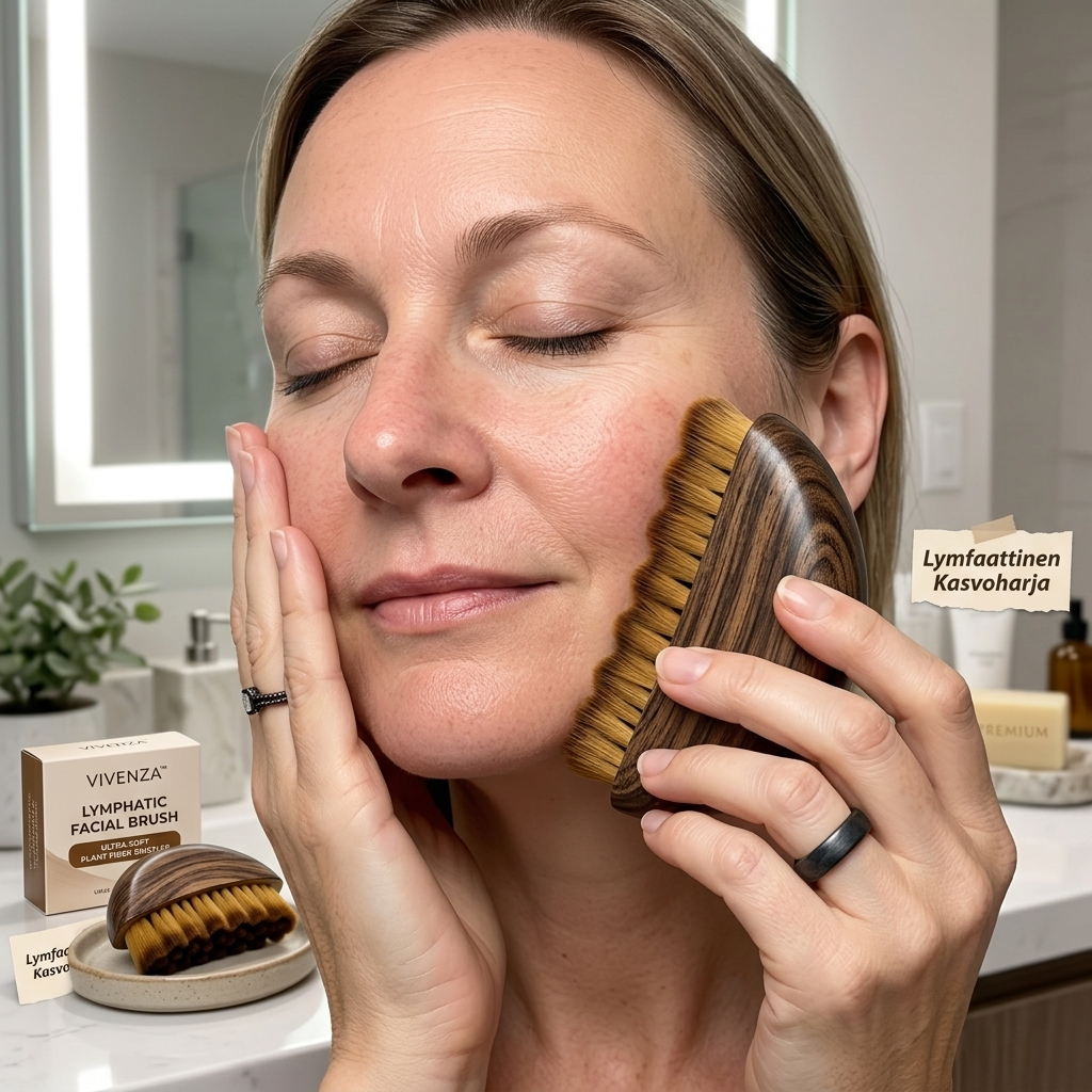 Vivenza™ Lymphatic Facial Brush — Reveal Your Skin’s Freshest, Most Radiant Glow Every Day