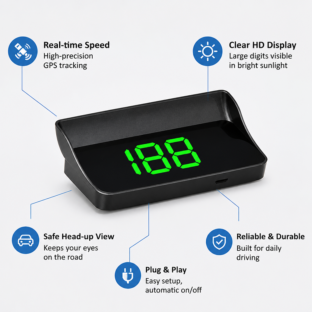 SpeedSight™ — See Your Speed Instantly and Drive with Total Confidence