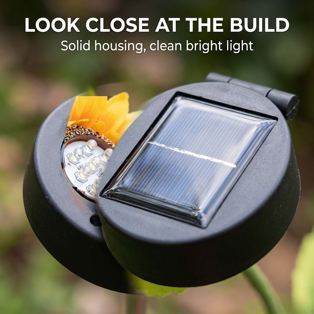 SunAura™ Solar Sunflower Lights — Transform Your Garden with Effortless, Magical Glow Every Night