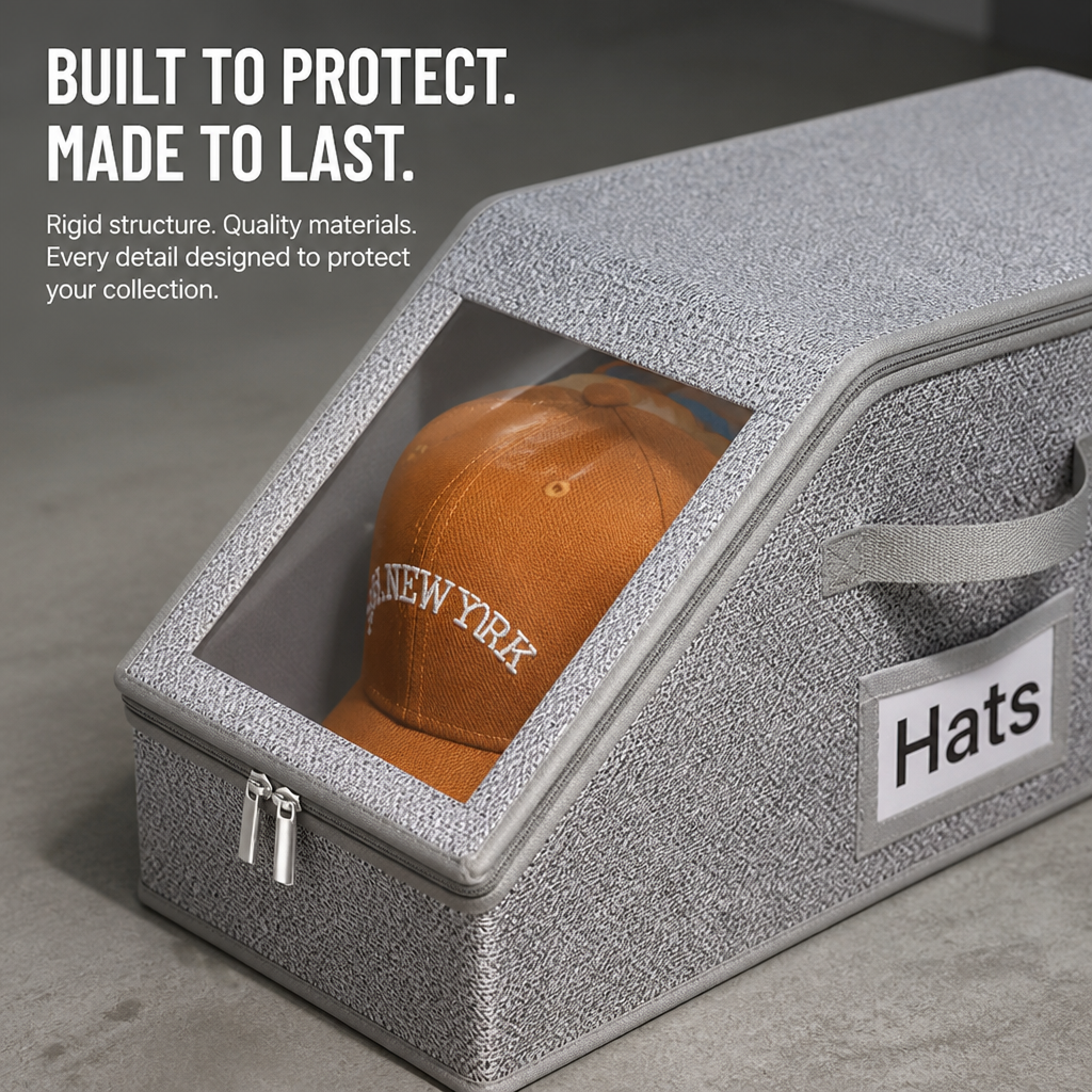 CapSilo™ — Rock-Solid Hat Storage That Keeps Your Collection Flawless and Ready to Impress