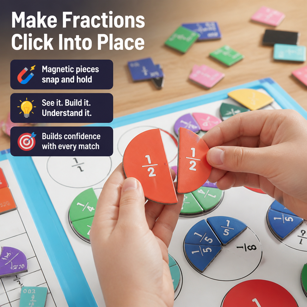 MathTactix™ — Ignite Your Child’s Love for Fractions with Playful, Hands-On Confidence