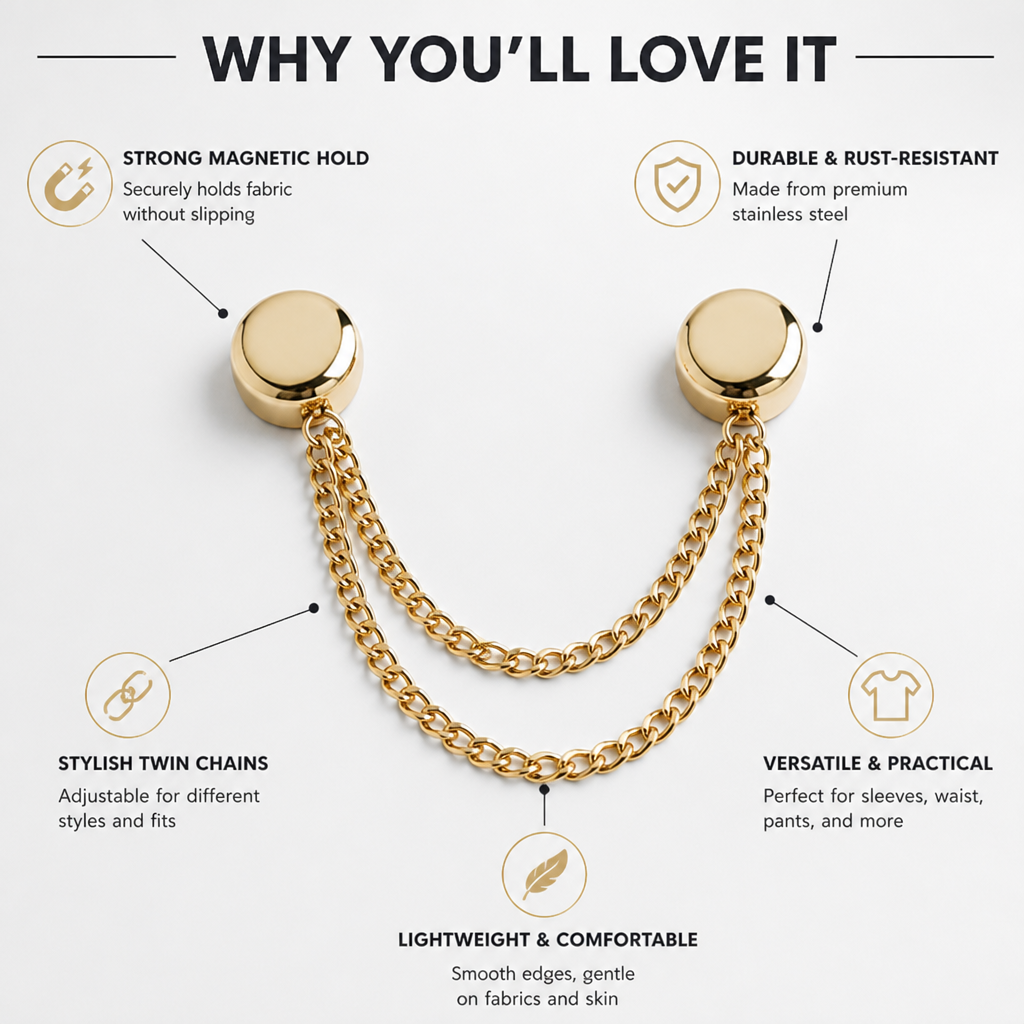 MagnaStyle™ Magnetic Clothing Clips — Transform Your Fit Instantly for Confidence That Turns Heads
