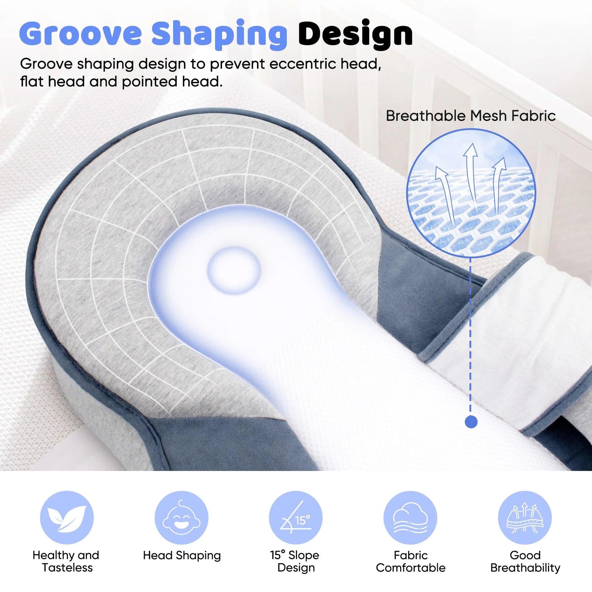Uplifted Comfort Baby Lounger for Newborns and Infants