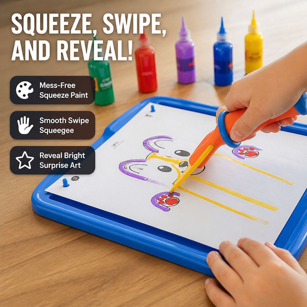 ColorBeam™ — Ignite Your Child’s Confidence with Mess-Free Rainbow Masterpieces