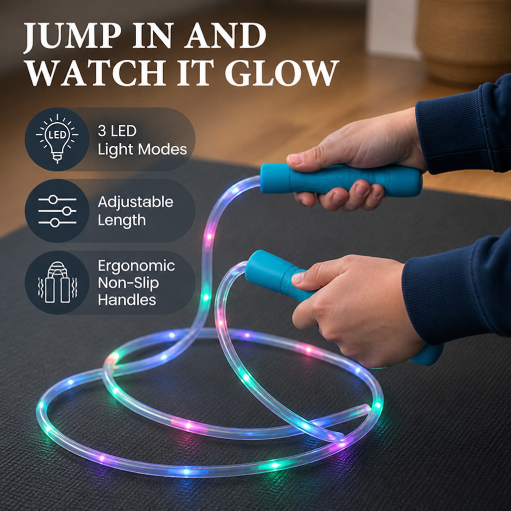 FlashStride™ — Turn Every Jump Into a Joy-Filled Light Show Kids Can’t Resist
