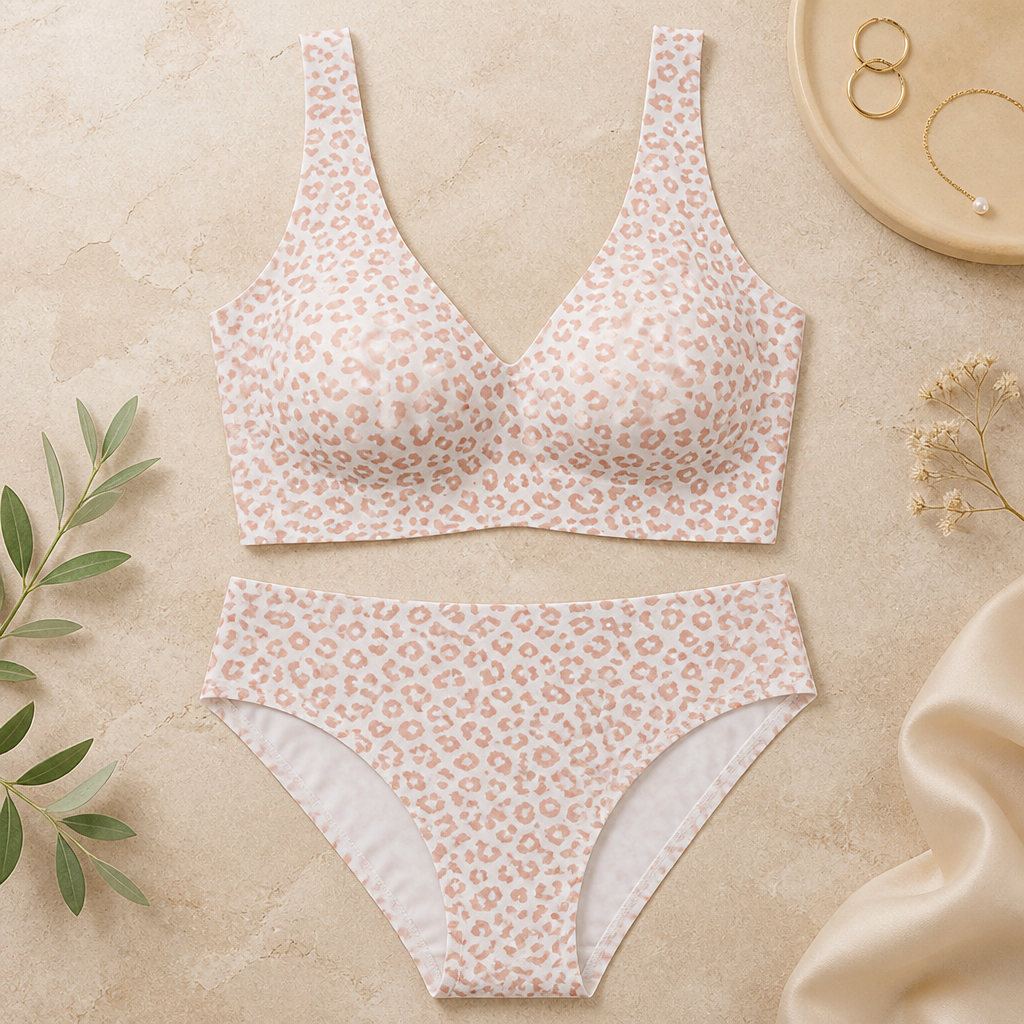 VeloraLift™ – Seamless Wire-Free Comfort Bra with Plunge V-Neck