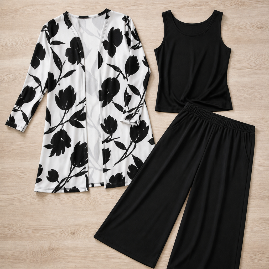 AuraLuxe™ 3-Piece Ensemble — Unlock All-Day Confidence with Effortless Style and Supreme Comfort