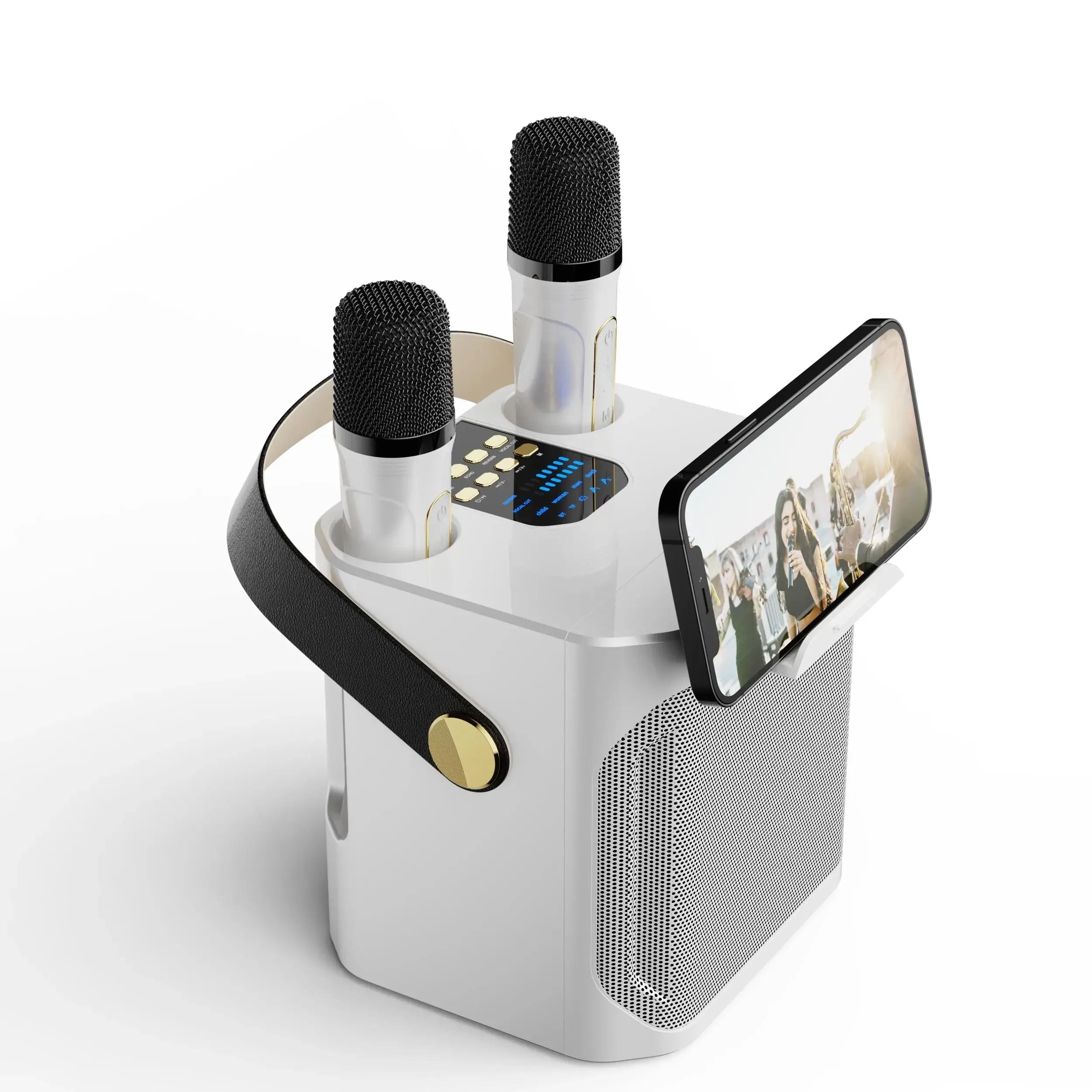 Ultimate Wireless Karaoke Speaker with Dual Mics & Surround Sound