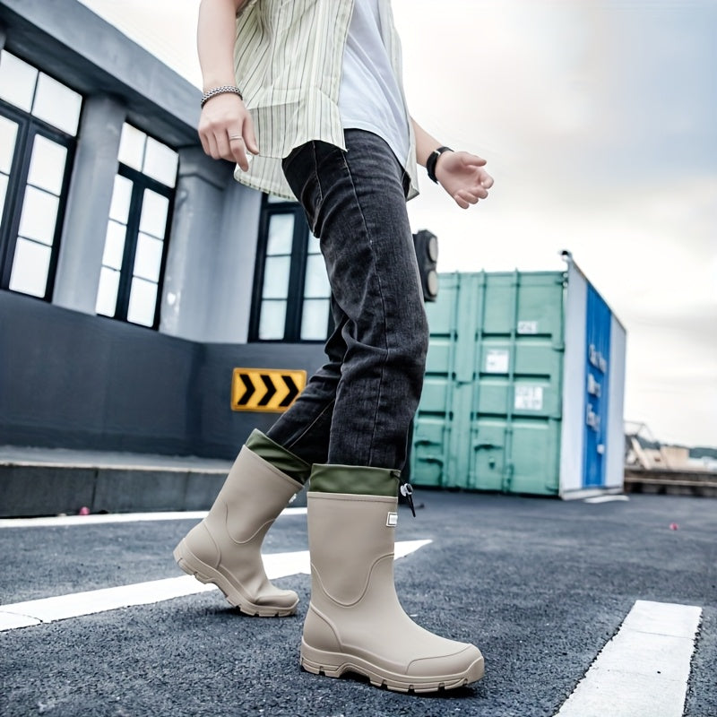 AquaGuard - Sturdy Mid-Calf Waterproof Footwear for All