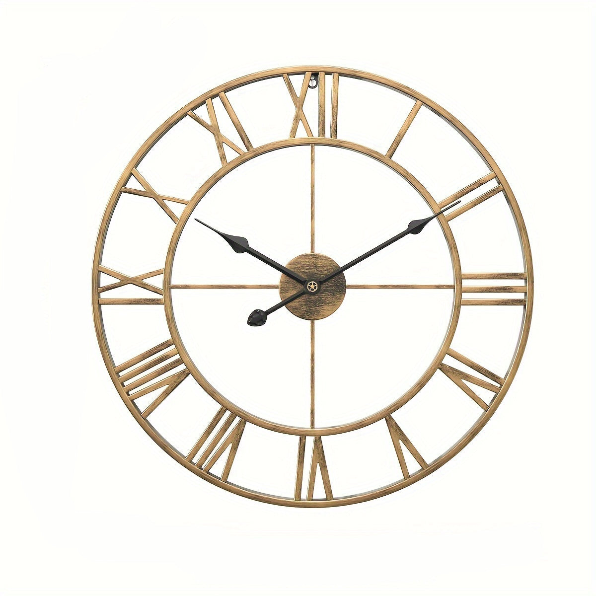 TranquilTime - Elegant Silent Round Wall Clock for Bedrooms